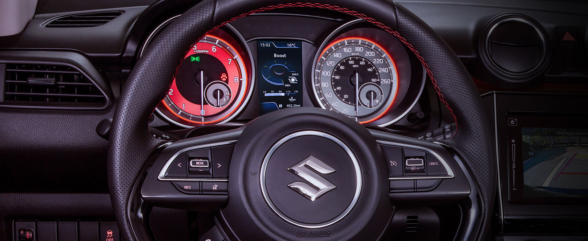 Suzuki Swift Sport Boosterjet Interiores